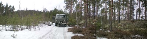Панорамка места ночного бивака. (Фото paddlera)