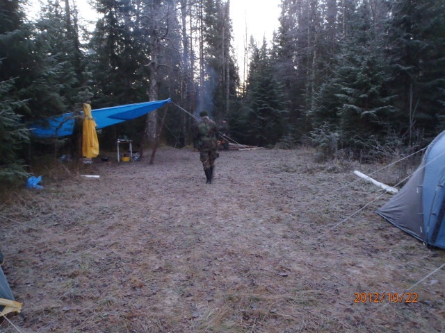 Минус 6 в палатках