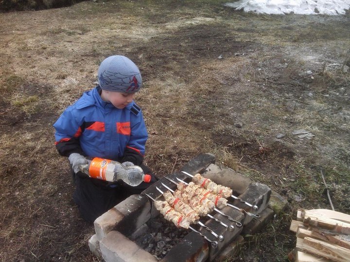 Первый шашлык прошлого сезона